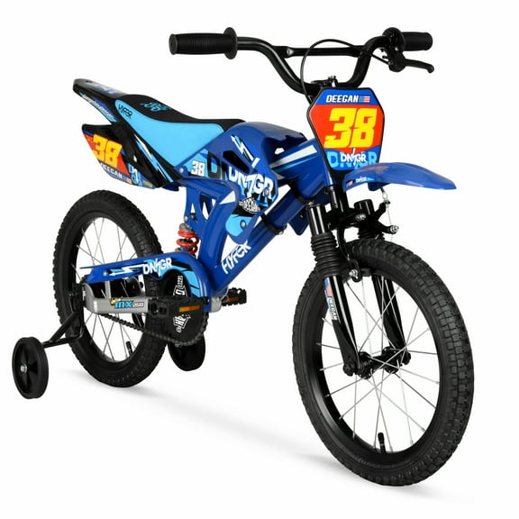 Hyper Bicycles 16-Inch Deegan 'Danger Boy' Moto Bike for Kids with Authentic Graphics
