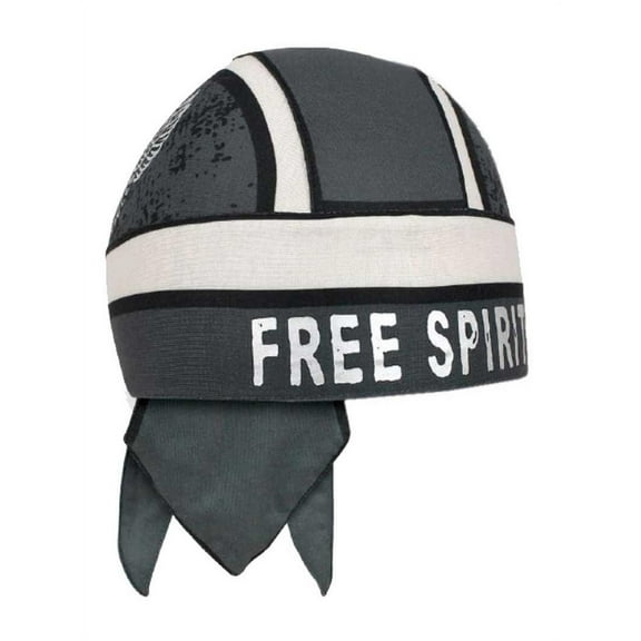 Harley-Davidson Women's In Flight Free Spirit Headwrap, Gary & Silver HW31790, Harley Davidson