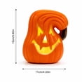 thumbnail image 3 of Halloween Pumpkin Decorations Light Up Halloween Decorations 6 Inch Light Up Pumpkin Spooky Halloween Decor for Indoor Table Porch Fall Party Arrangement, 1 Pack, 3 of 7