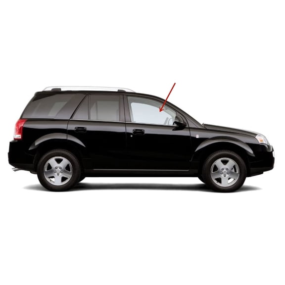 Passenger Right Side Front Door Window Door Glass Compatible with Saturn VUE 2002-2007 Models