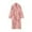 Pink, variant on Womens Robes Lightweight Long Long Kimono Bathrobe With Collar And Button Closure For Women Home Loungewear Comfortable Winter Robe