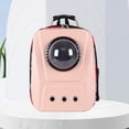 thumbnail image 1 of Mochila Transporte Gato Mochila de transporte para gatos Astronaut Bubble Pet Outing Bag Space Pet Backpack (Rosa), 1 of 8