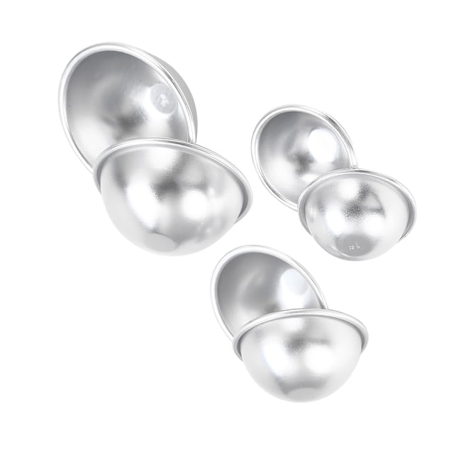 Moldes Para Bombas De Baño De aleación De Aluminio, Herramientas Para Pasteles DIY Para Manualidades Con Gas, Higiénicos, Fáciles De Lavar Y Desmoldar, Hermosos Y Duraderos,