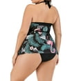 thumbnail image 2 of Two Piece Women Swimsuit Plus Size Bathing Suit Sexy Flamingo Bikini Set Comfort Beach Wear Swimwear Gift, 2 of 6