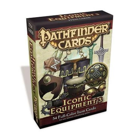 Pathfinder Cards: Iconic Equipment 3 Item Cards (Iconic Masters Best Cards)