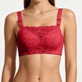 thumbnail image 7 of Bixock Plus Size Bra for Women Push Up Bra Wireless Seamless Bra Lace Lift Support Wide Straps Soft Breathable Everyday Wear Women Under Wear, 7 of 7