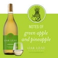 thumbnail image 3 of Oak Leaf Vineyards Chardonnay White Wine, 750 ml Bottle, 12.5% ABV, 3 of 10