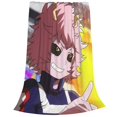 thumbnail image 2 of Manta My Hero Academia para hombres y mujeres, manta de tela súper suave y esponjosa, acogedora y cálida, adecuada para sofá, cama, manta de viaje, regalo para todas las estaciones 80 "X60", 2 of 8