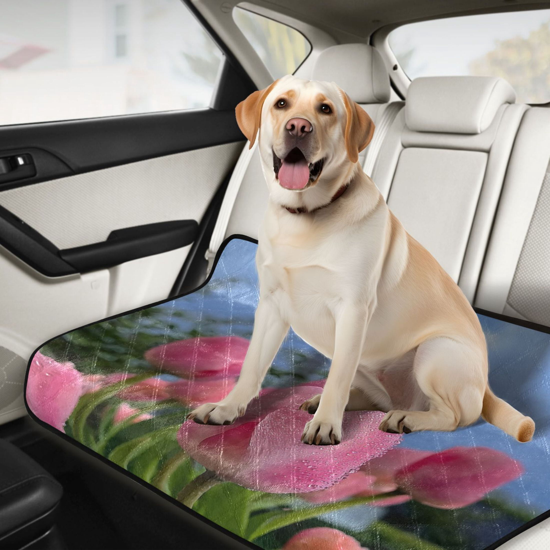 IAUYY Washable Pee Pads for Dogs Smallx3 Absorbent and Leak-Proof Non-Slip Reusable Puppy Pee Pads for Dogs Applicable to Playpen Potty Crate The Sky Garden's Scenery