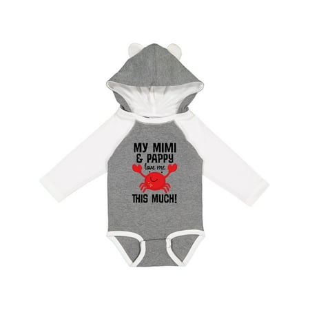 

Inktastic Mimi and Pappy Love Me Gift Gift Baby Boy or Baby Girl Long Sleeve Bodysuit