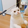 thumbnail image 5 of Cat Fishing Wand Retractable - Interactive Kitten Teaser Toy Pet Fish Pole Wand, 5 of 5