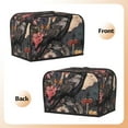 thumbnail image 3 of Sikiie Moonlit Crow Blossoms Toaster Covers 2 Slice Dustproof Toaster Cover Bread Machine Cover, Dustproof Cover - 11.4" x 7.5" x 7.9", 3 of 7