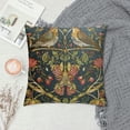 thumbnail image 2 of Nawypu Blue Green Red Floral Pillow Covers  Vintage Flower Bird Strawberry Print Throw Pillows Outdoor Chinoiserie Decorative Pillow Case  Cushion Covers Rustic Decor for Couch Sofa Bed, 2 of 5