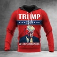 thumbnail image 3 of Sudadera con capucha estampada de Donala Trump Make America Great Again Sudadera con capucha de Trump Election Street Keep A Merica Great de 2024, 3 of 5