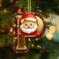 thumbnail image 3 of Rapeiae 26 Letters Christmas Tree Decoration Pendant Christmas Tree Ornaments Personalized Christmas Ornaments Christmas Decoration Xmas Tree Hanging Decor, 3 of 4