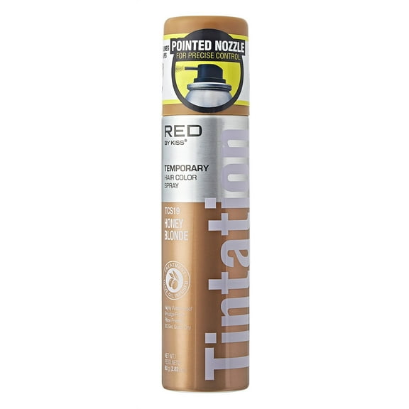 Kiss Tintation Temporary Color Spray Honey Blonde 2.82 Ounce (Pack of 3)