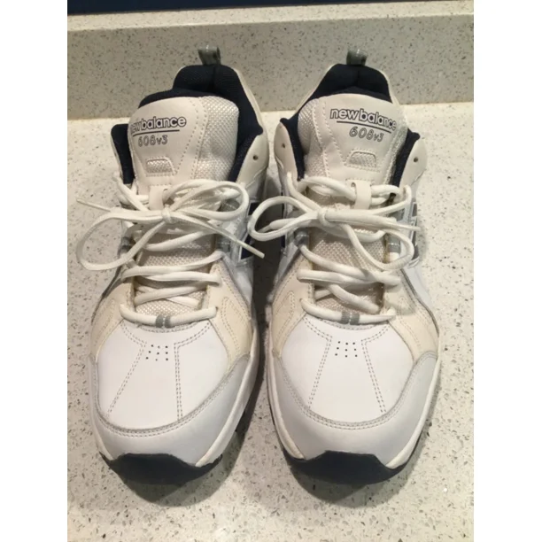 New Balance 608 V3 White Navy Running Shoes Sneakers Men’s Size 13D MX608V3W