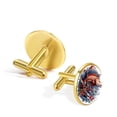 thumbnail image 3 of Fish Men's Stainless Steel Shirt Cufflinks for Formal Attire, Made of High-Quality Stainless Steel, for Business Meetings and Special Occasions, 3 of 6