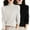 Black, variant on Womens Sweaters, Women's 2Pc Autumn & Winter Set - Soft Round Neck Pullover Fall Sweaters for Women Coffee S