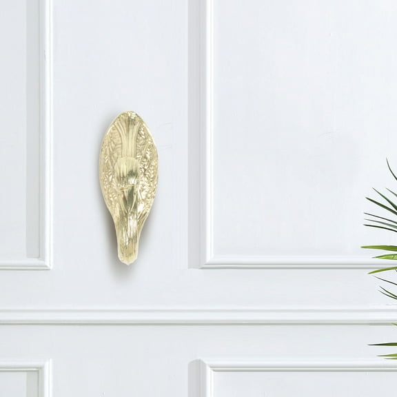 WHAMVOX 2pcs Swan Shaped Curtain Holdbacks Decorative Curtain Rods Drapery Holdbacks Curtain Holders For Wall Curtain Hangers Window Curtain Brackets Hooks