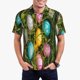 thumbnail image 1 of Fotbe colorful Easter eggs Camiseta Polo de Golf para Hombre con Estampado – Camisa Deportiva Transpirable con Cuello Abotonado-Large, 1 of 6