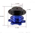 thumbnail image 2 of Volant de Direction Universel S'Enclencher Rapide Moyeu Adaptateur Bossage, 2 of 5