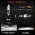 thumbnail image 3 of Quayub D2R 35W 6000K  White HID Headlight Bulbs 85126UB 66250 85126WX Replacement - 2pcs, 3 of 10