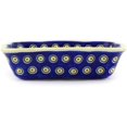thumbnail image 3 of Polmedia Peacock Rectangular Non-Stick Polish Pottery Baker, 3 of 6