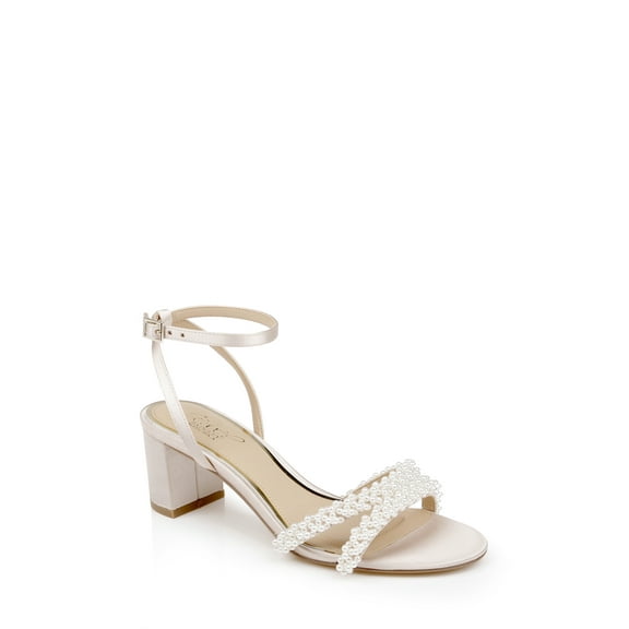 Jewel Badgley Mischka Ninnette Mid Heel Sandals