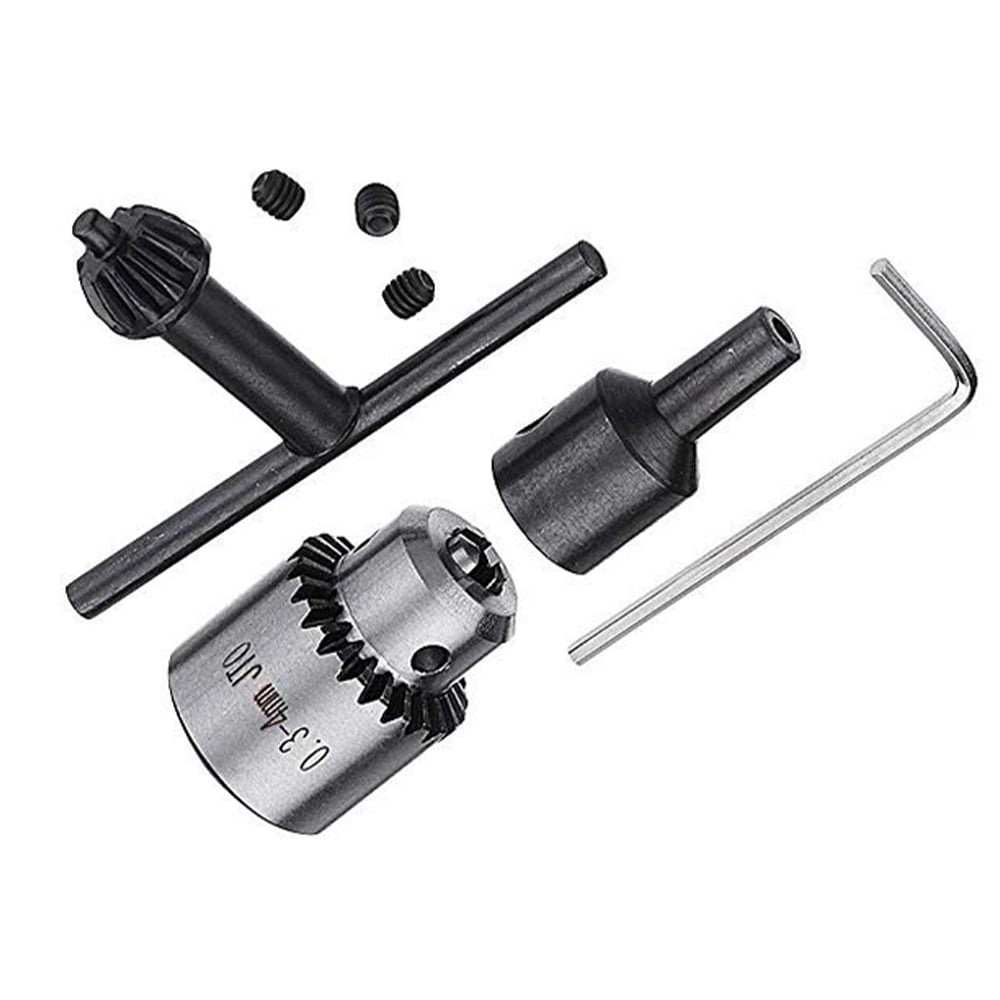 0.3mm-4mm Mini Electric Drill Chuck Taper with 5mm Shaft Connecting Rod for 775 Motor;0.3mm-4mm Mini Electric Drill Chuck Taper with 5mm Shaft