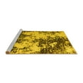 thumbnail image 2 of Ahgly Company Machine Washable Indoor Rectangle Abstract Yellow Modern Area Rugs, 8' x 12', 2 of 4