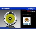 thumbnail image 3 of Jetbeam TCR20 LED Flashlight - 500 Lumens - CREE XP-L LED - Runs on 1 x 16340 or 1 x CR123A or 1 x AA Battery - Limited Edition (Dotted Version), 3 of 8