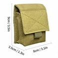 thumbnail image 4 of Small Waist Pack Bag Multi-Purpose MOLLE Gadget EDC Utility Cigarette Case Belt Pouch Tool Pocket, 4 of 7