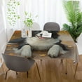 thumbnail image 6 of BZSMCE Square Tablecloth Smile Dog Painting Pattern Tableclothes, 6 of 9