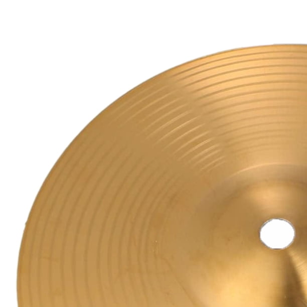 Platillo Splash De Latón Para Batería | 12 Pulgadas | Sonido Melodioso Y Brillante | Dorado