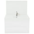 thumbnail image 1 of SHISUYAN Multi-functional Clear Suggestion Box Ballot Box Donation Box with Lock for Fundraising, 1 of 8