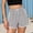 Light Gray, variant on Women's High Waisted Yoga Shorts 2026 Summer Casual Drawstring Bermuda Shorts with Pockets Lightweight Stretchy Workout Running Shorts