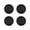 Black, variant on PlayVital Thumb Grips for Nintendo Switch 2, Silicone Comfort Joystick Caps for Joycon 2(4-Pack) - Black