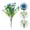 Blue, variant on Artificial Flowers Bushes 5 Pieces Artificial Violet Flowers UV Resistant Flowers, for Outdoor Garden Porch Window Box Patio Yard Decorating, for Summer Decor