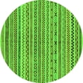 thumbnail image 1 of Ahgly Company Indoor Round Abstract Green Modern Area Rugs, 5' Round, 1 of 4