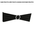 thumbnail image 3 of Spandex Chair Sashes Bows 10PCS Stretch Chair Cover Band with Buckle Slider Universal Elastic Chair Ties for Wedding Party Easter Ceremony Reception Banquet Decoration, 3 of 5