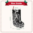 thumbnail image 3 of Sikiie Gothic Skull Floral Art Christmas Stockings,18 Inches Christmas Stockings Xmas Hanging Stockings for Family Christmas Decorations & Gifts, 3 of 7