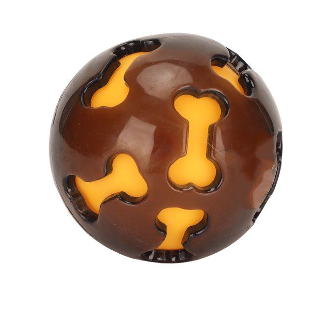 Pelota dispensadora de comida para mascotas, limpieza de dientes, juguete de pelota de goma lavable para masticar, para cachorros