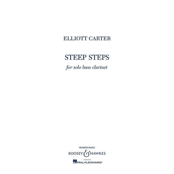 Steep Steps: For Bass Clarinet (Paperback)