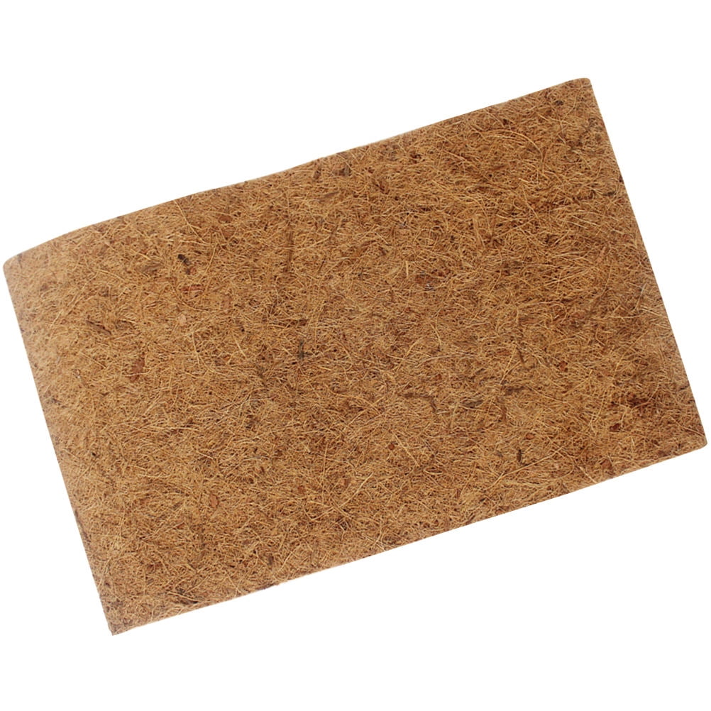 ibasenice Soft Light Brown Coconut Fiber Reptile Mat Terrarium Bedding Pad for Tortoises, Lizards, and Small Pets