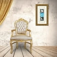 thumbnail image 3 of Prahl, Courtney 8x14 Gold Ornate Wood Framed with Double Matting Museum Art Print Titled - Block Print III, 3 of 4