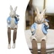 thumbnail image 5 of Centros de mesa de Pascua, adornos de primavera para el hogar, base de madera, diseño de dos niveles, plegables y portátiles, para dormitorio, decoración de Pascua, decoración de mesa de, 5 of 8