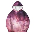 thumbnail image 3 of Enjoytime Hoodies for Girls Printed Long Sleeve Pullover Sweatshirt Fall Winter Fashion Casual Kids Clothes with Pocket, 3 of 7