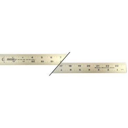 Aluminum Straight Edge Ruler 24 Inch Cork Back 1 18 Inch Wide By The Rag Company Ship From Us