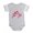 Heather Gray, variant on CafePress - Jie Jie - Cute Infant Baby Football Bodysuit